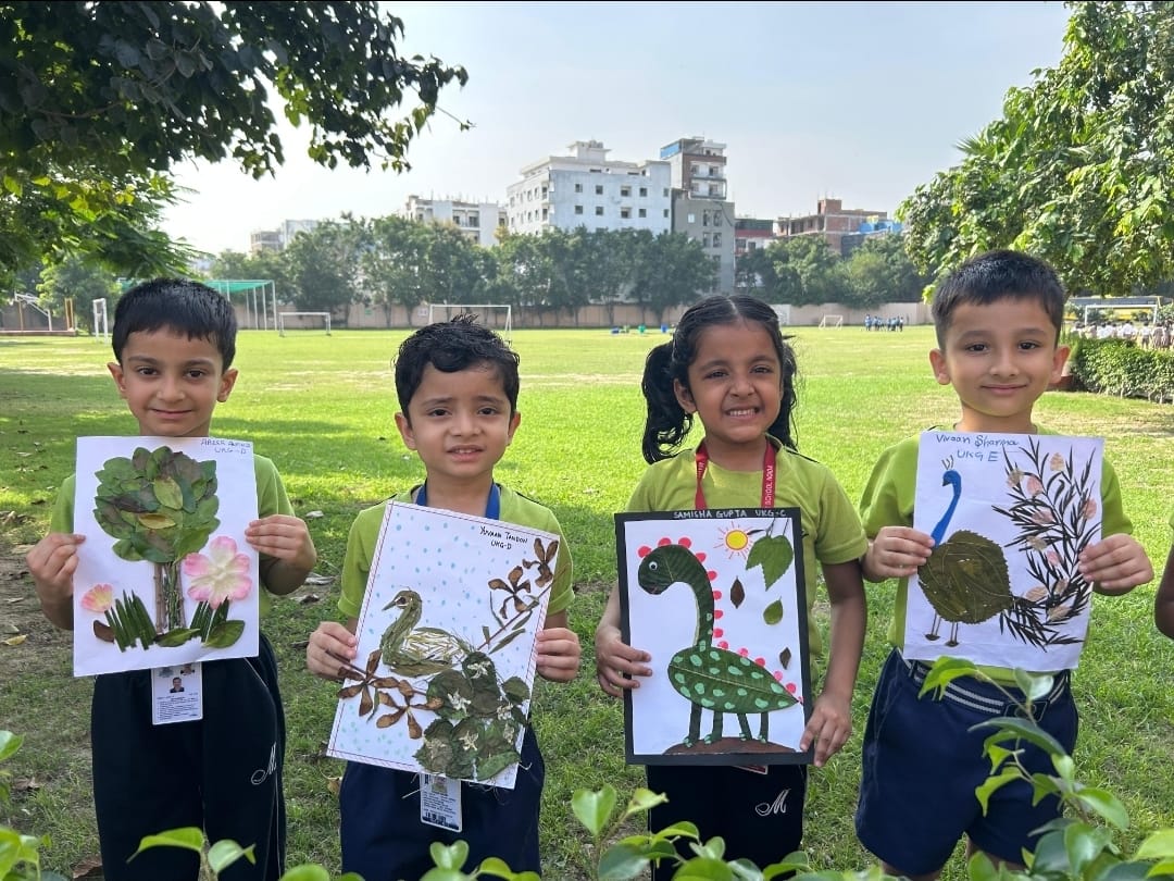 Leaf Art Magic by Little Mayoorians